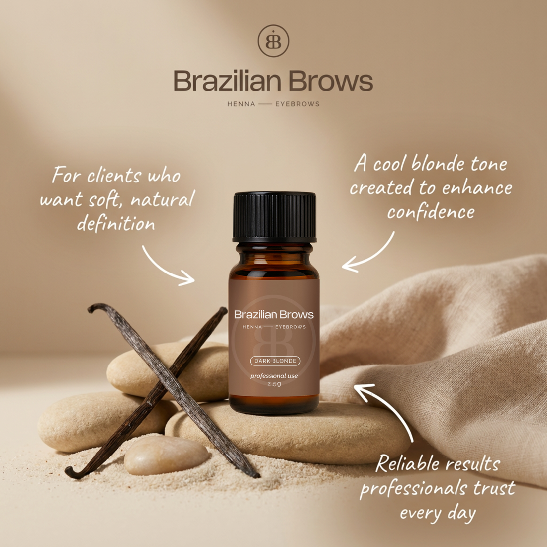Henna do brwi – Ciemny blond